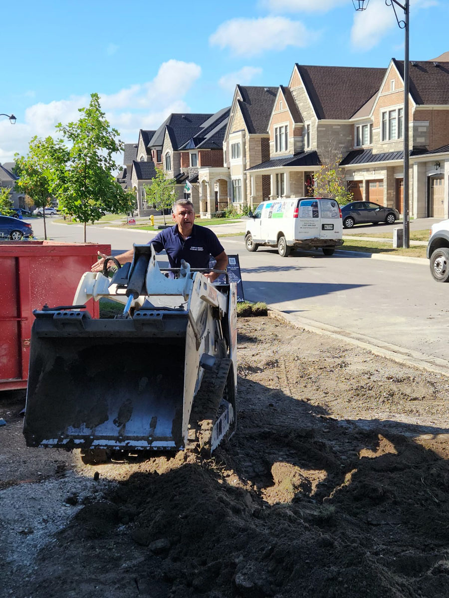 Landscape construction and planting project GTA