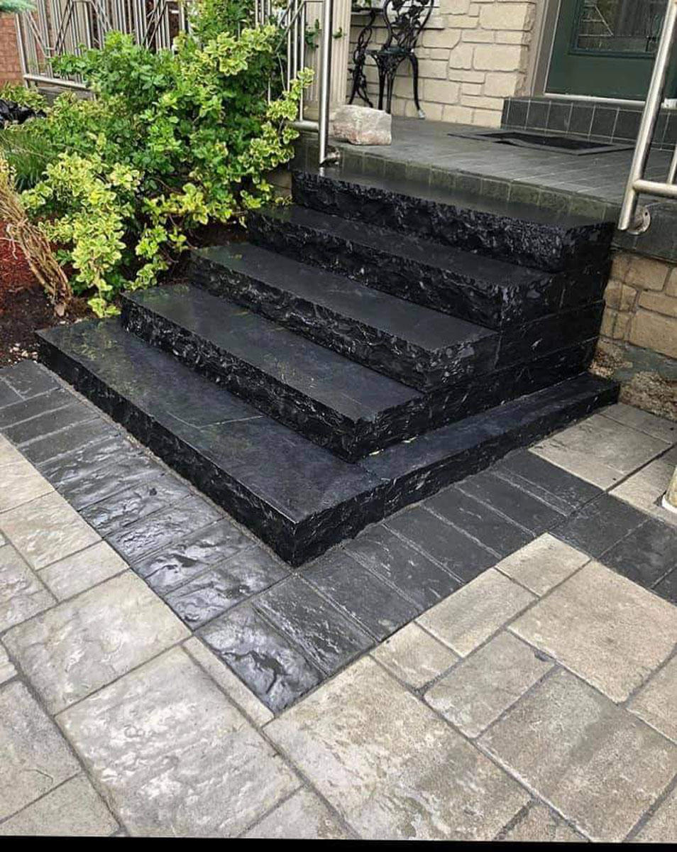 Landscaping and hardscaping project in the GTA