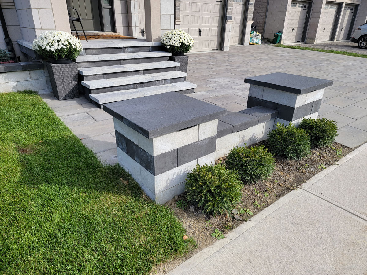Driveway paving project in the Greater Toronto Area