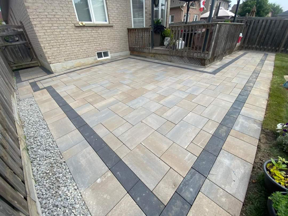 Driveway paving project in the Greater Toronto Area
